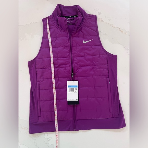 NWT Nike Women’s Therma Fit Purple Running Vest Size M - Picture 5 of 13